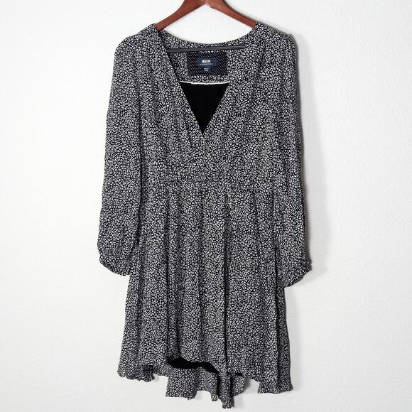 Anthropologie Dresses & Skirts - Anthropologie Maeve Women’s Dress Neutral Femme Daywear Grey Animal Print Size S